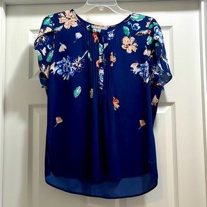 Daniel Rainn floral blouse L